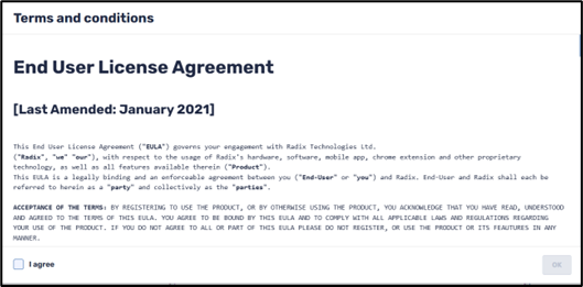 Adding a new console user--EULA