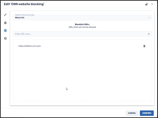Software policies repository item