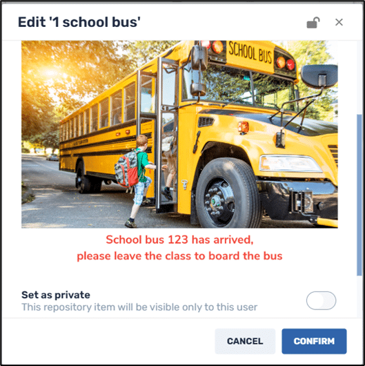 Audio and Video Asset repository item