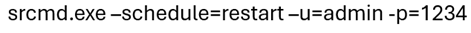 Command line tool to restore system on every restart