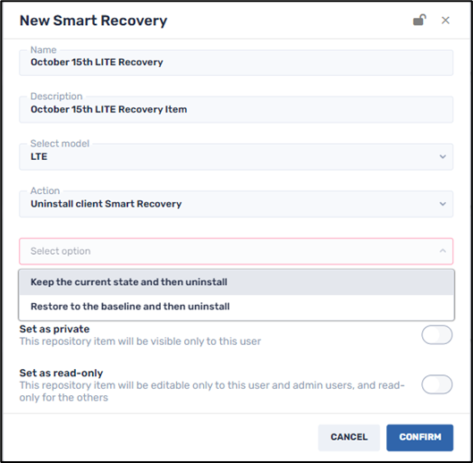 Smart Recovery LITE--uninstall