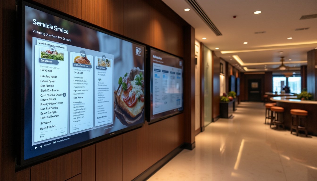 Radix solution for digital signage at hotels public areas and in-room experience